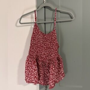 Spaghetti strap crop top